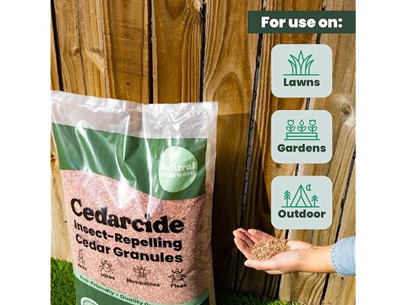 Cedarwood Lawn Patio Granules | Repels