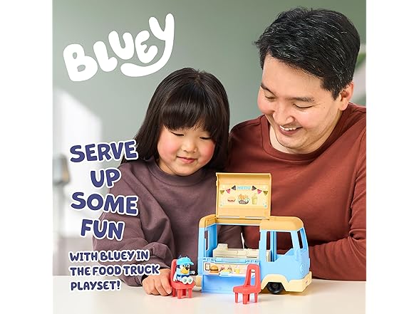 Bluey Let’s Play Chef Food Truck Playset