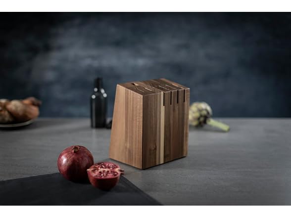 Kuhn Rikon Culinary Forged Acacia Knife Block