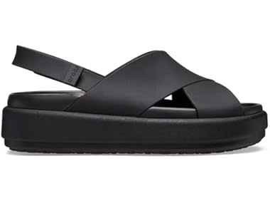 $34.99, Was $75, 53% Off! Crocs Brooklyn Luxe Womens Cross Strap dealfomo