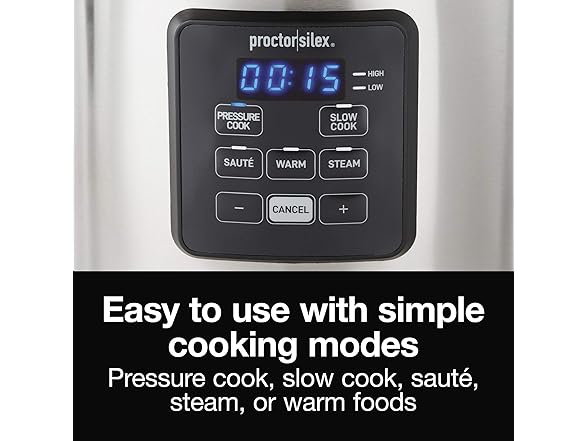 Proctor-Silex Simplicity 4-in-1 Pressure Cooker