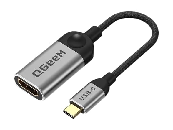 QGeeM USB C to HDMI Adapter - Gray