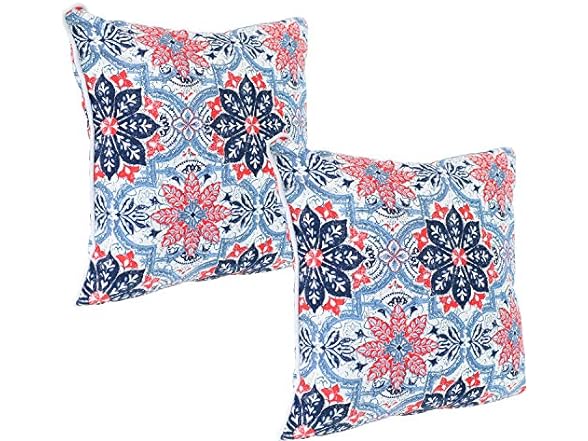 Sunnydaze Set of 2 Outdoor Throw Pillows