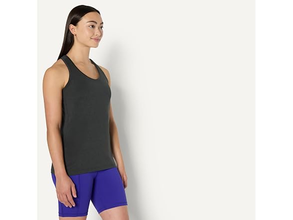 Amazon Essentials Women (XS) Top Heather Graphite