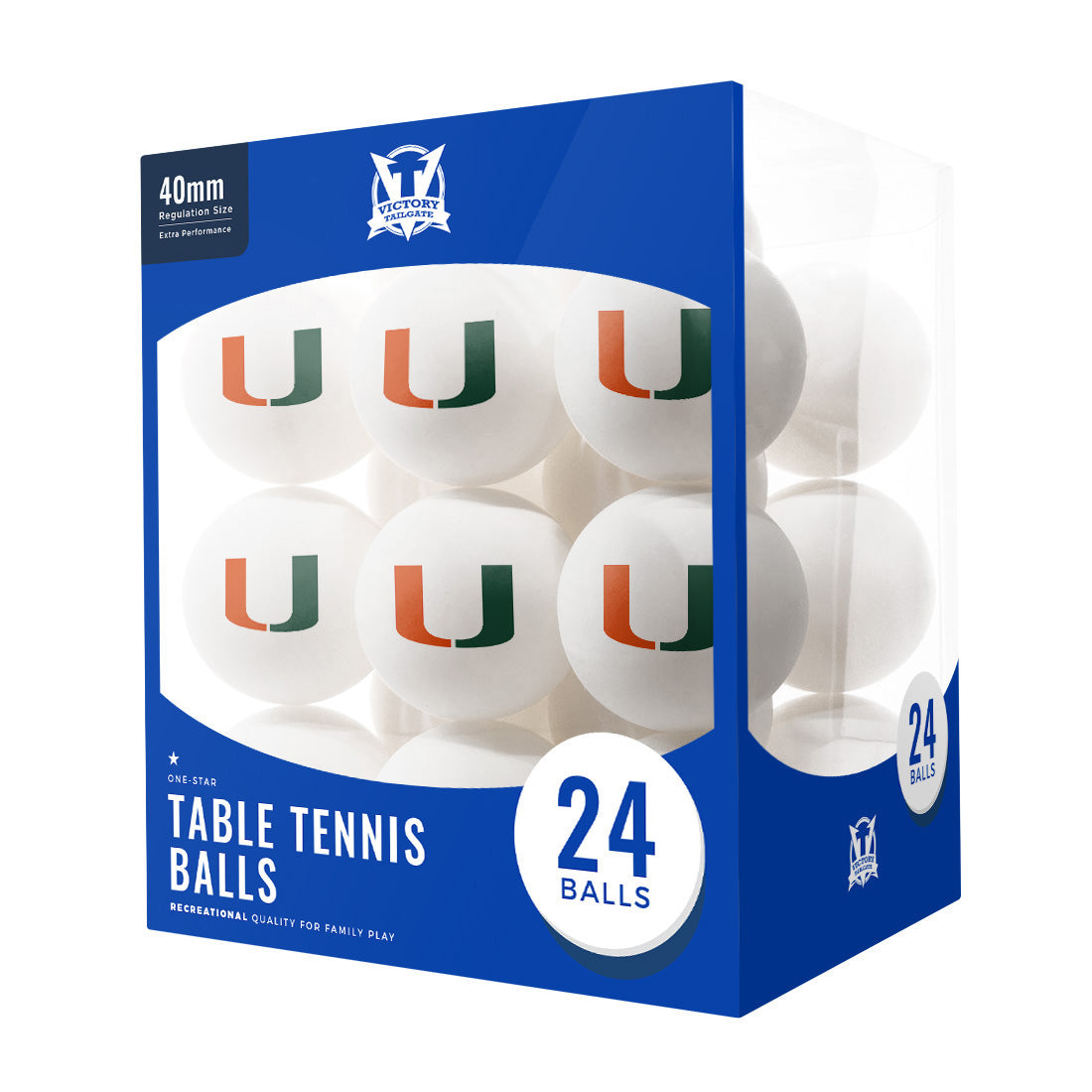 College Team Ping Pong Balls 24-Pack - Gallery 52