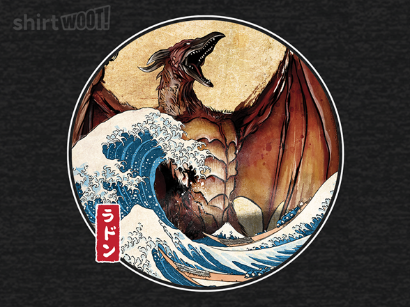 The Great Fire Pteranodon off Kanagawa