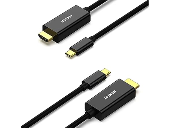 USB-C to HDMI 3' Cable (2-Pack)