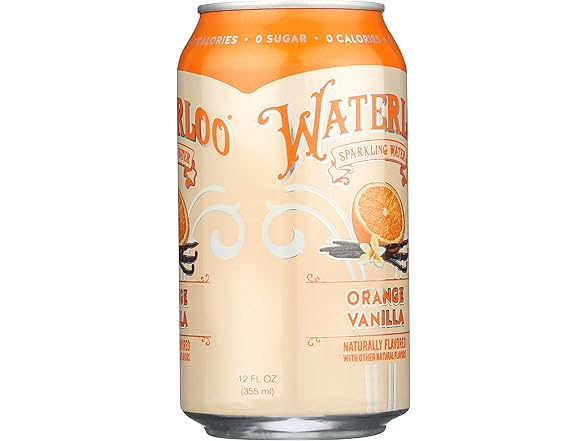 1CT Waterloo Sparkling Water Orange Vanilla 12 oz
