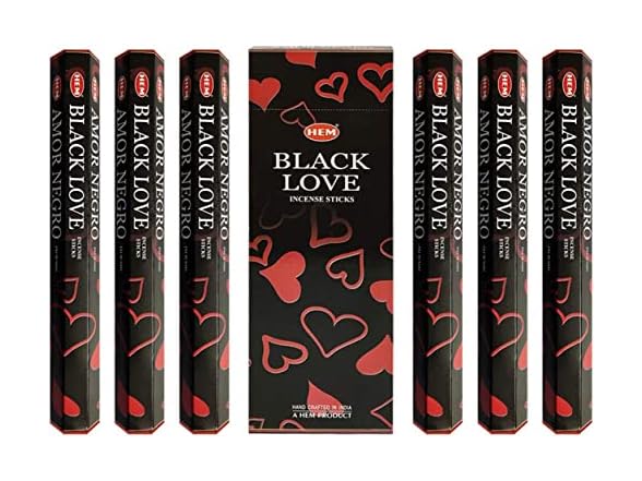 HEM Black Love Incense 20 Sticks