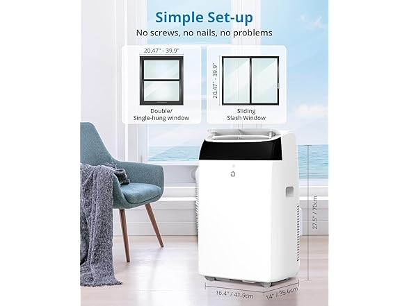 dainslef 14000 BTU Portable Air Conditioners with Remote
