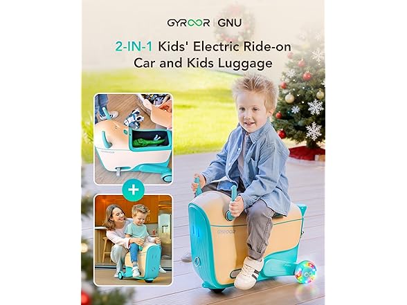 Gyroor Kids Electric Ride On Car Toy