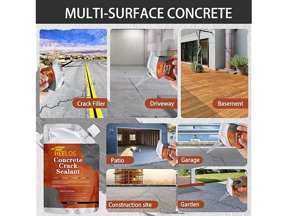 Heelos Concrete Crack Filler 6 Pack