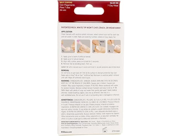 KISS Everlasting French Toenails