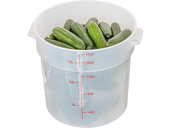 Restaurantware-Met Lux 18 Quart Food Storage Containers