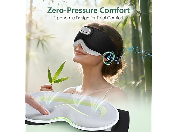 Voice Control Bluetooth Sleep Mask