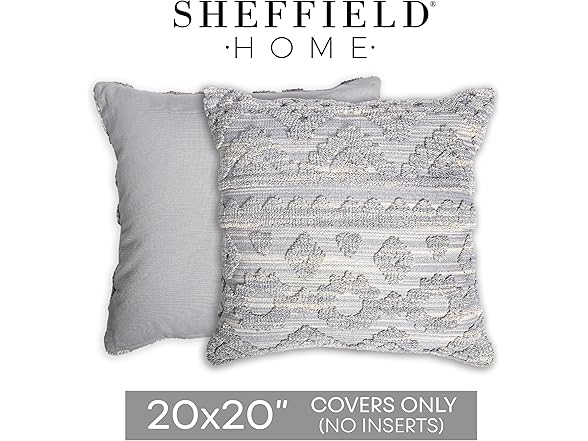 2 Pack Space Dyed Pillow Covers