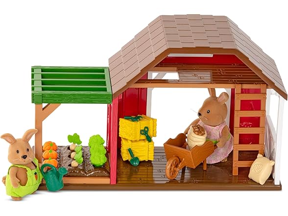 Li’l Woodzeez Happy Harvest Farm Playset