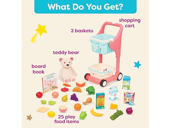 B. toys – Musical Shopping Cart