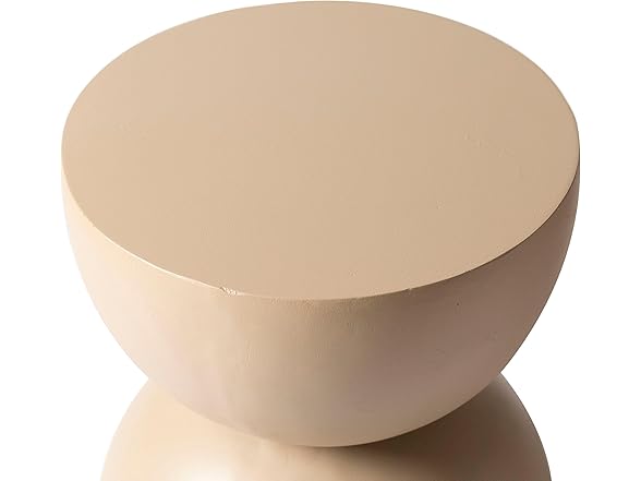 LeisureMod Sage Fiberstone Side Table