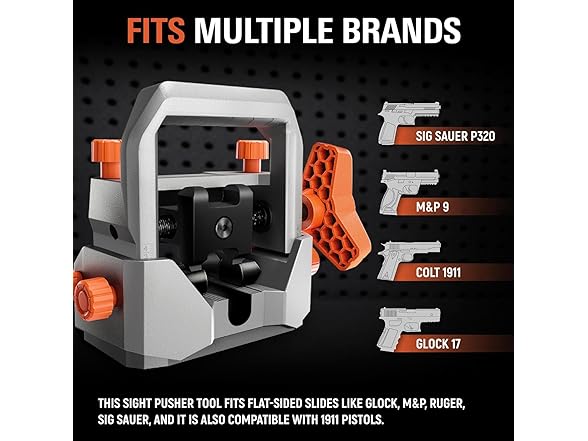 W WIREGEAR Pistol Sight Pusher Tool