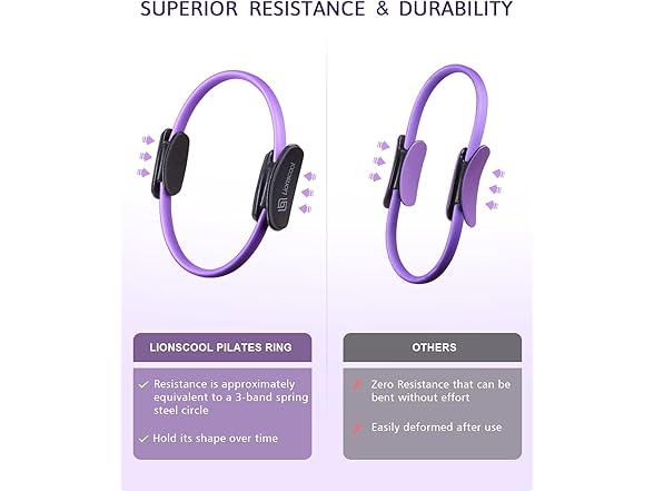 LIONSCOOL Pilates Ring Set