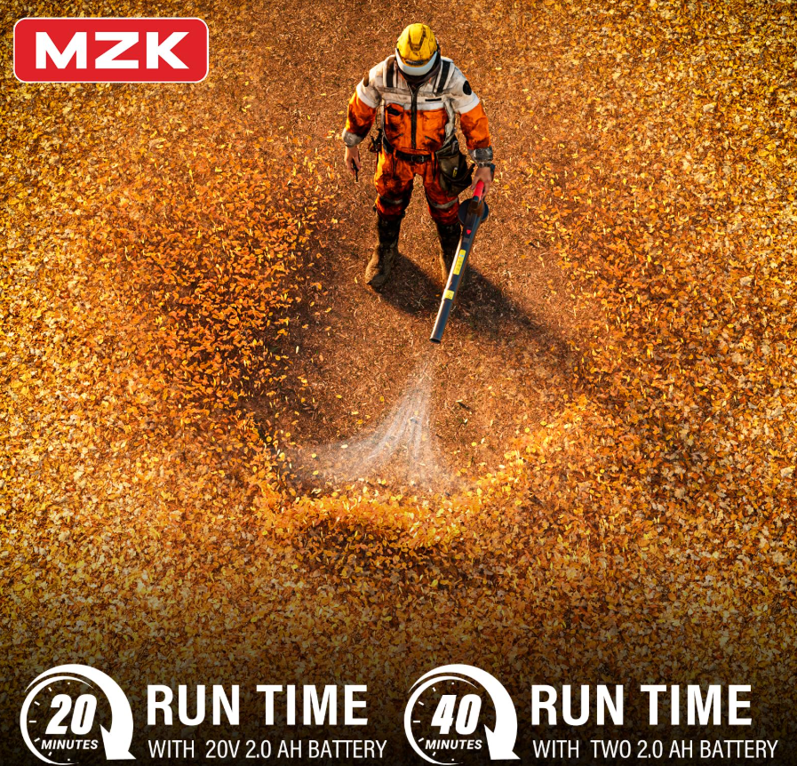 MZK Cordless Leaf Blower - Gallery 12