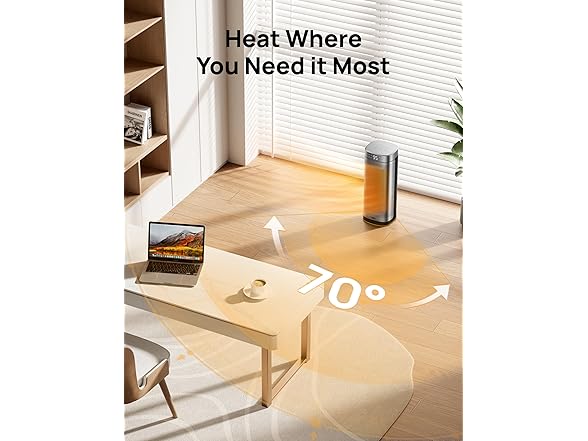 Dreo Indoor Use Space Heater, 16 Inch (Open Box)
