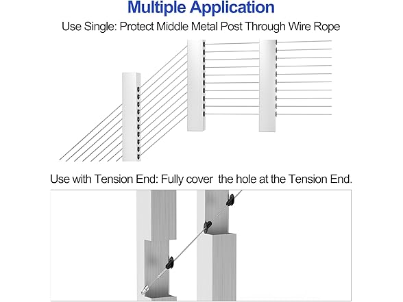 CKE 100 Pack 45 Degree Cable Railing