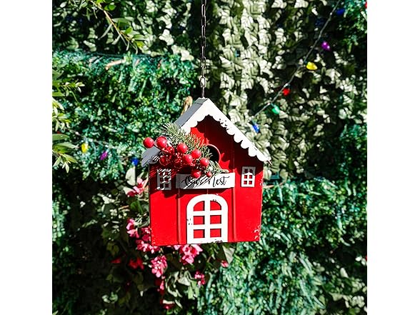 Alpine Corporation Hanging Barn Birdhouse