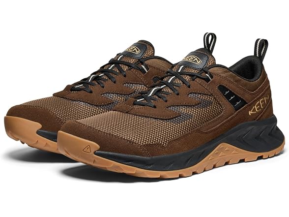 KEEN Men's Hightrail Vent Low Height Durable Lightweight Breathable Leather Hiking Shoes