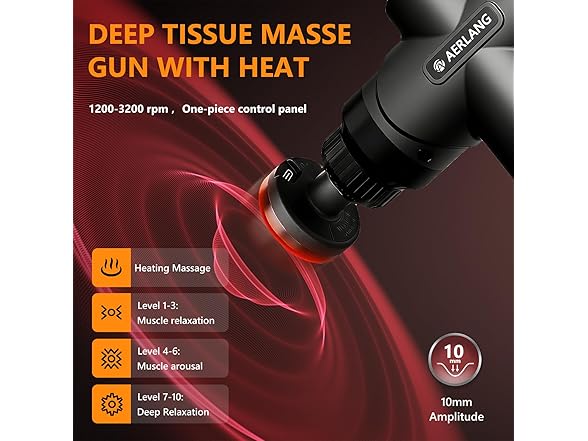 AERLANG Massage Gun with Heat