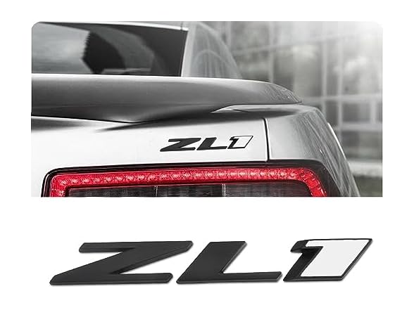 WUSFAR 3D Raised Letters ZL1 Emblem