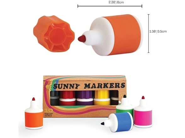 Sunny Markers Washable Marker Pens