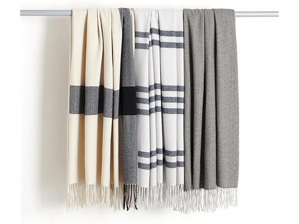 Amazon Basics Throw Blanket, 50"x 60"