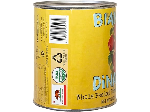 Bianco Dinapoli, Whole Peeled Tomatoes 28 oz