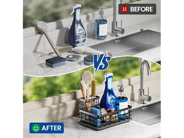 HOKEMOM Kitchen Sink Caddy Organizer