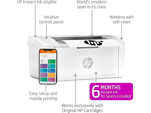 HP LaserJet M110we Wireless Monochrome