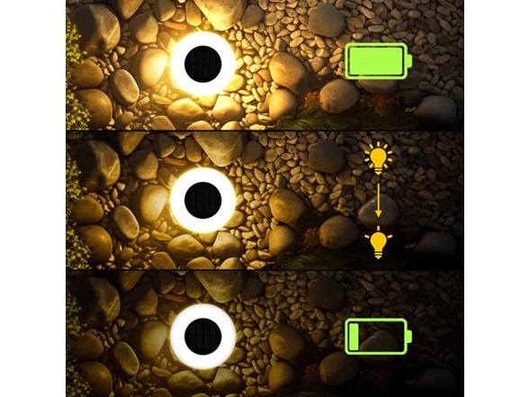 Hakol 8 Pack Solar Ground Lights