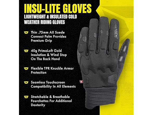cortech Insu-Lite Motorcycle Glove