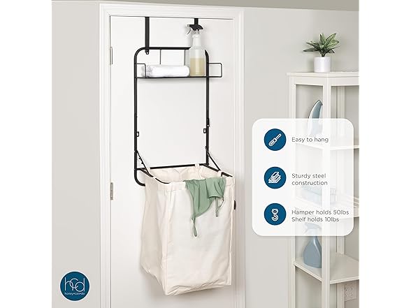 Collapsible Wall-Mounted Clothes Hamper