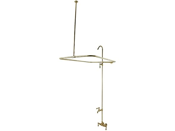 Kingston CC61T7 Tub Wall Mount Tub Faucet, Brass