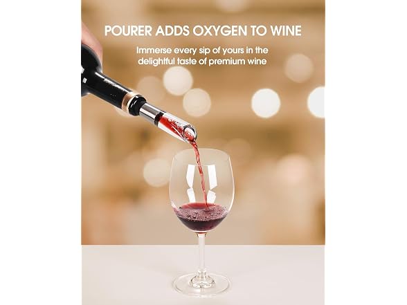 Electric Wine Opener Set 6-in-1 w/ Stand