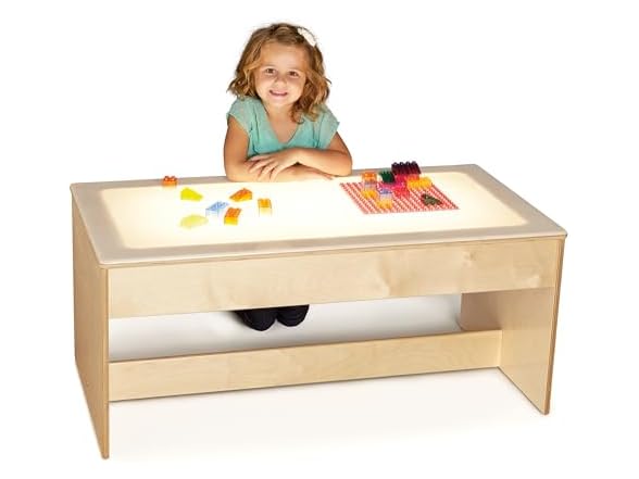 Jonti-Craft Large Light Table White