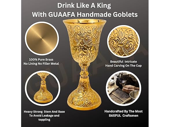 GUAAFA Medieval Goblet Vintage Chalice