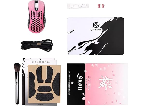 G-Wolves Skoll Mini SK-S Sakura Ultralight Mouse