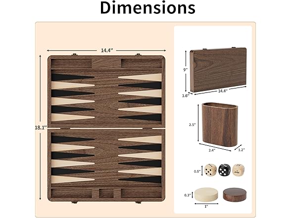 doowroodni Backgammon Set