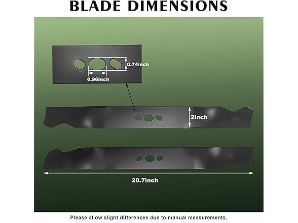 21" Lawn Mower Blade Replacement Part