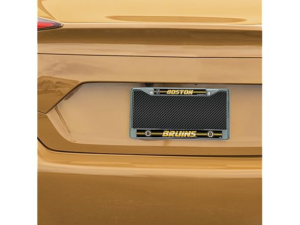 Bruins Bling Chrome License Frame