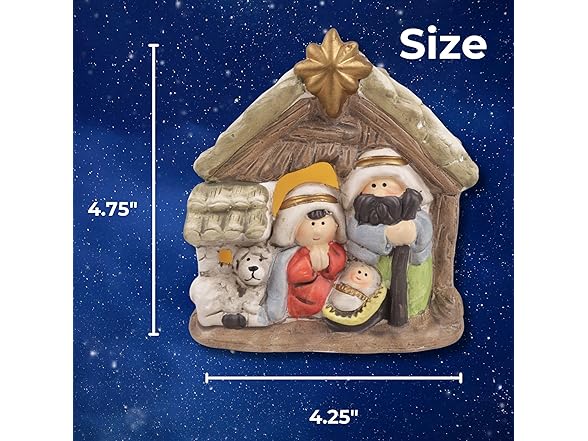 Needzo Light Up Manger Scene