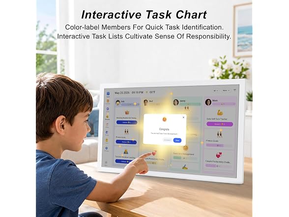 FULLJA 27" Smart Digital Calendar